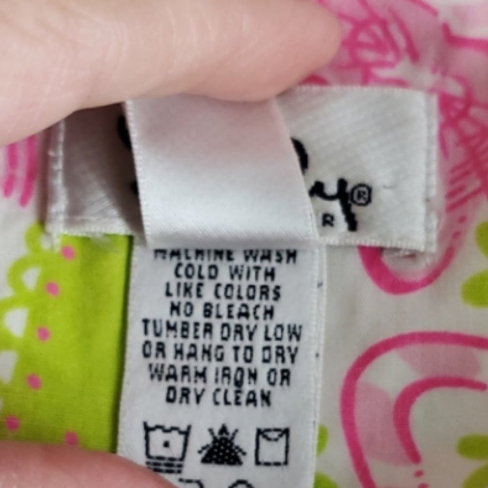 LILLY PULITZER 2 "Black Jack" Dress--Excellent - Picture 9 of 9